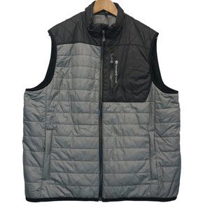 VINEYARD VINES Performance Puffer Vest Mens XL Gray & Black